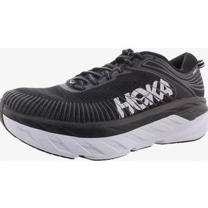 Hoka Bondi 7 Women's Sneakers in Black, Size 9